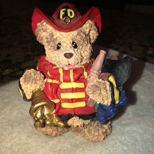 2/$15 -Firefighter teddy bear figurine